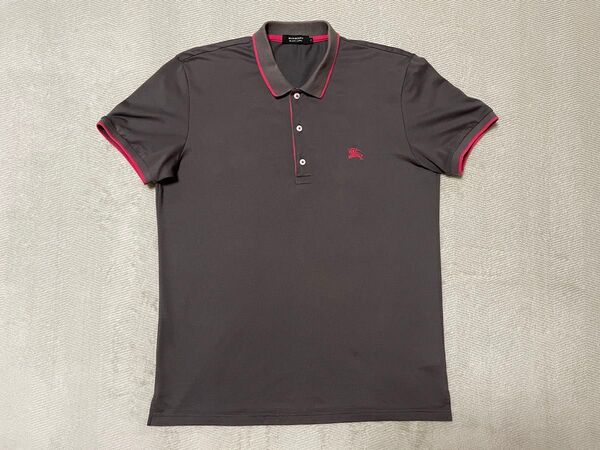 ◆BURBERRY BLACK LABEL グレー ポロシャツ サイズ3