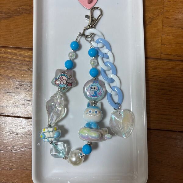 ラブブ ストラップ キーホルダー バッグチャーム 海らぶぶ Labubu