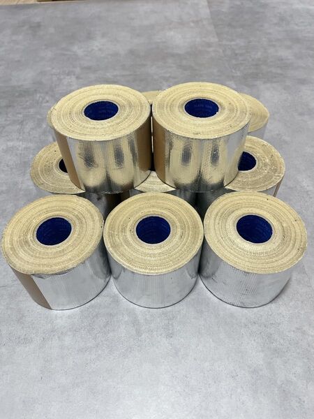 アルミガラスクロステープ ALGC 粘着 保温工事 断熱材 ダクト 配管 65mm×20m