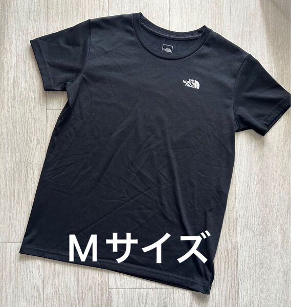 ノースフェイス THE NORTH FACE Tシャツ 半袖Tシャツ バックプリント レディース Mサイズ ブラック