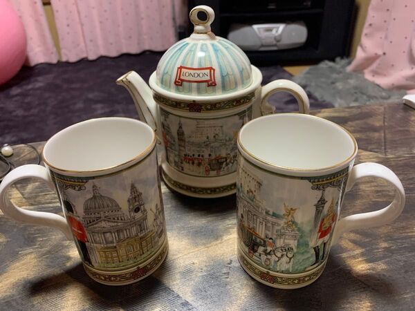 James Sadler ティーポット&カップセット 洋食器