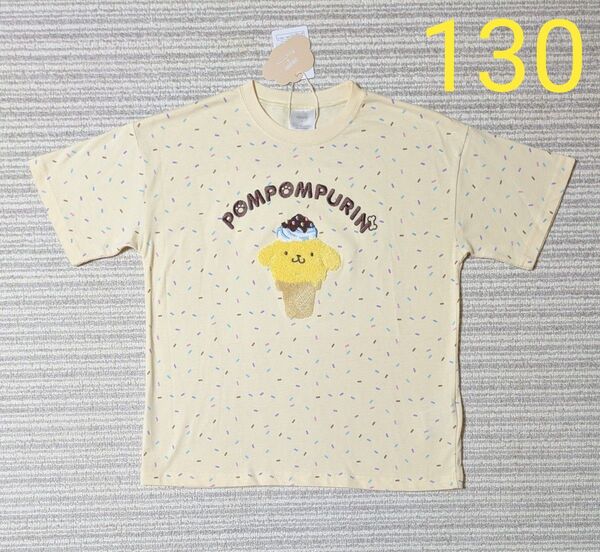 バースデイ futafuta フタフタ サンリオキャラクターズ ポムポムプリン アイスクリーム Tシャツ 130
