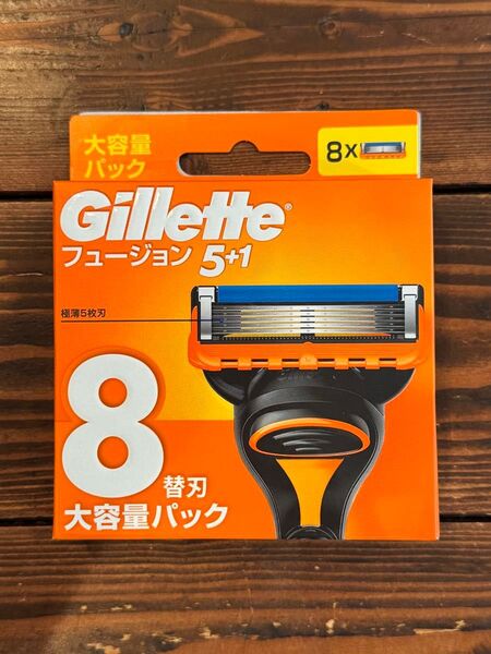 ジレット フュージョン 5枚刃 替刃 8個入 × 1セット Gillette
