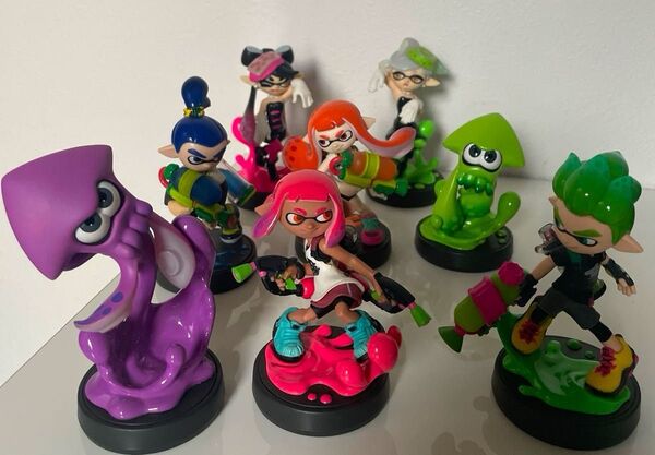 amiibo スプラトゥーン 8体