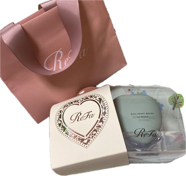スカルプ ブラシReFa 公式リファ ハートフォースカルプ + ショッパー SHP24 ReFa HEARTBRUSHマットミント