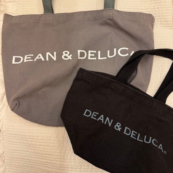【DEAN & DELUCA 】 トートバッグ グレー ブラック セット