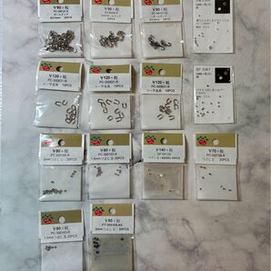 アクセサリーパーツ まとめ売り ボールチップ ユー字金具 つぶし玉
