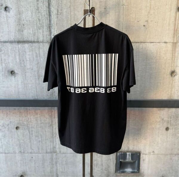 K VETEMENTS バーコード ロゴ Tシャツ ヴェトモン 半袖 tee