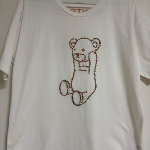 graniph コントロールベア 白Tシャツ クマ刺繍 Mサイズ