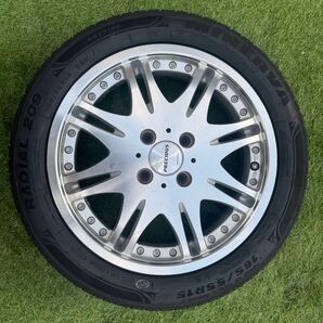 プレシャス ホイール 15インチ5J+45 4本 タイヤ 165/55R15 アルミホイール PCD100