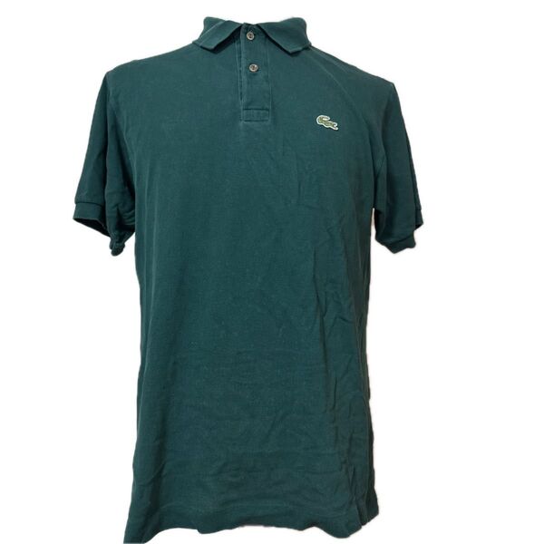 【古着】ラコステ ポロシャツ 背中部分穴有り サイズ4 LACOSTE 半袖