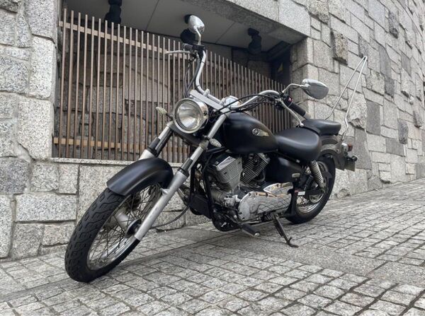 YAMAHA ヤマハ ドラッグスター250 実動(始動動画有)アメリカンフリスコ チョッパーバルカンスティード