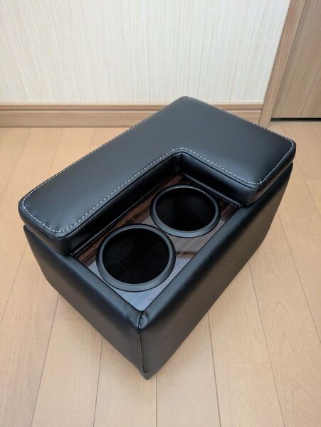 TME 再再販70 専用 ステッチ付 アームレスト コンソールボックス ドリンクホルダー ランクル70 GDJ76W カスタム