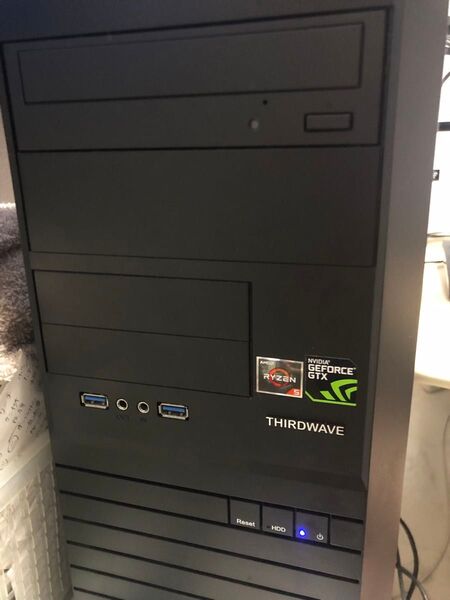 Ryzen5 3500 gtx1660 メモリ16GB ssd500GBゲーミングパソコン THIRDWAVE
