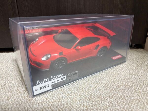 【新品未開封】京商 ミニッツ ポルシェ 911 GT3 RS ラバオレンジ MZP159OR