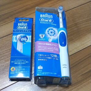オーラルB すみずみクリーンやわらか D12013Tと替えブラシ4本