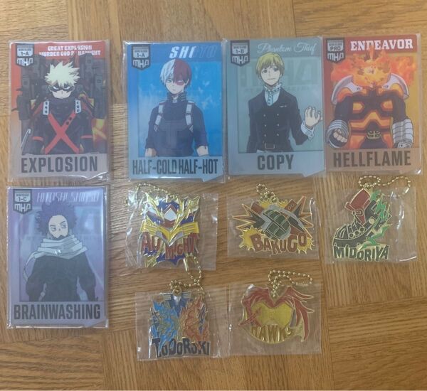 一番くじ 僕のヒーローアカデミア アクリルスタンド メタルチャーム