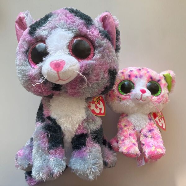 Ty ビーニーブーズ ネコ ねこ ぬいぐるみ 2個セット タグ付き