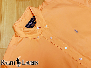 Ralph Lauren ラルフ・ローレン 半袖ボタンダウンシャツ コットン100% サイズ2XL (L表記)