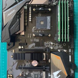 マザーボード gigabyte B450 AORUS ELITE + DDR4 16GB【動作確認済】