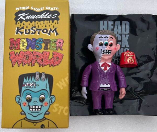 新品 headlockstudio ヘッドロックスタジオ KUSTOM MONSTER WORLD series 1 ソフビ ②