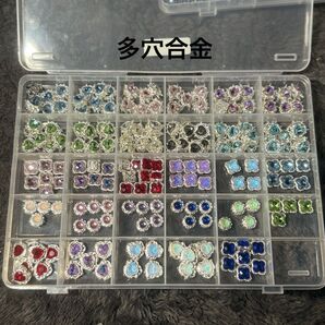 多穴合金ビーズ 4穴合金ビーズ 8穴合金ビーズ ハンドメイド資材 リボンビーズ 合金ビーズ 合金