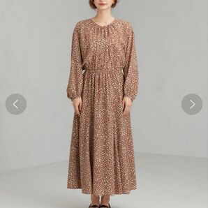 本日限定 グリーンレーベルリラクシング Aライン シルエット ロングフレアワンピース
