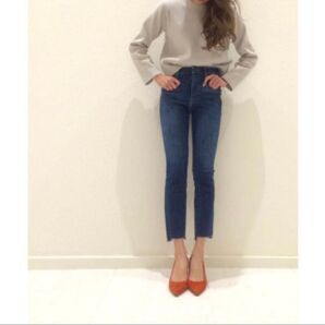 本日限定 Mila owen 美脚 人気 シルエット デニム ジーンズ