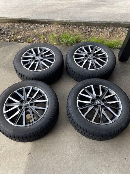 美品 トヨタ ヴォクシー純正16インチ スタッドレスアルミスタッドレスタイヤセット 205/60R16