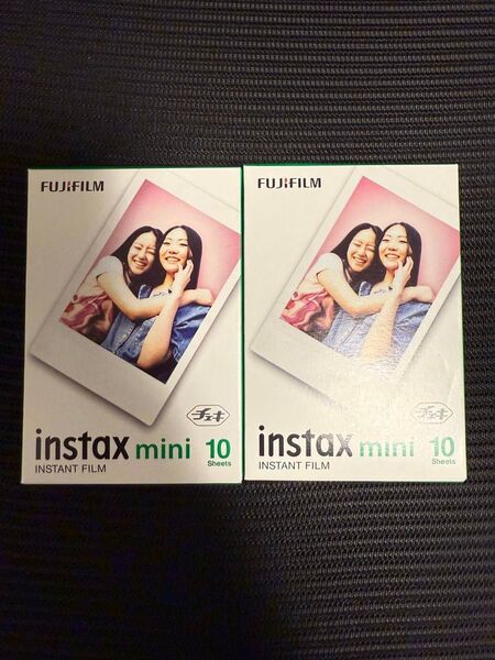 FUJIFILM instax mini フィルム 10枚入り 2箱