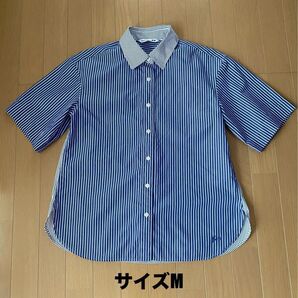 UNIQLO jwアンダーソン ストライプ 半袖シャツ