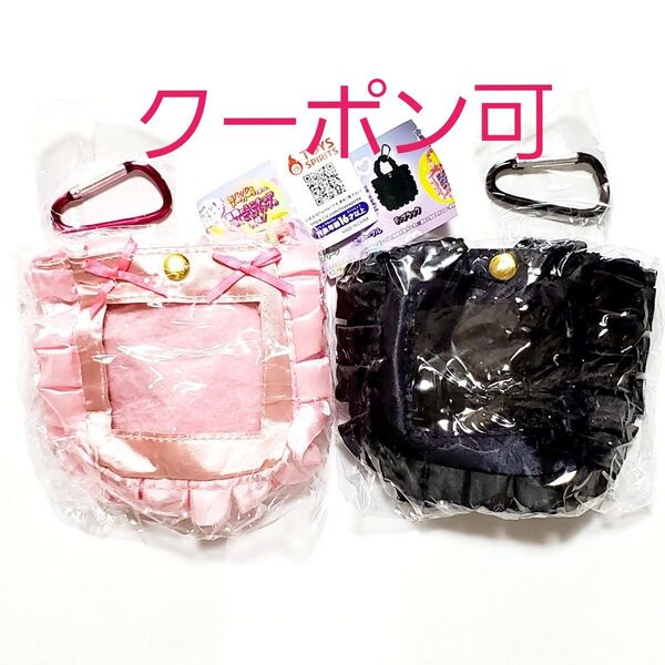 【クーポン可・2点セット】本当に使える!ミニチュア推しごとバッグマスコット ピンク ブラック シープラ限定 キーホルダー