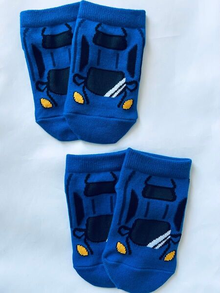 キッズソックス 13〜18cm 男の子 2足セット 子供靴下 車柄 スポーツカー