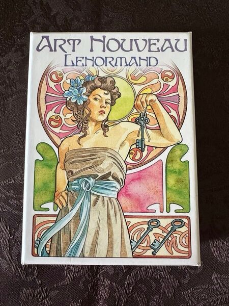 【美品】ART NOUVEAU LENORMAND CARD 英語版解説書付き