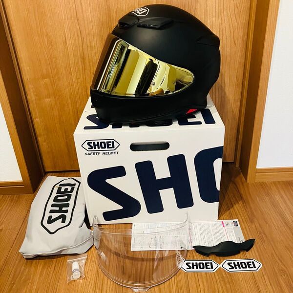 値下げ 美品 SHOEI Z-8 新品ミラーシールド+クリアシールド Lサイズ