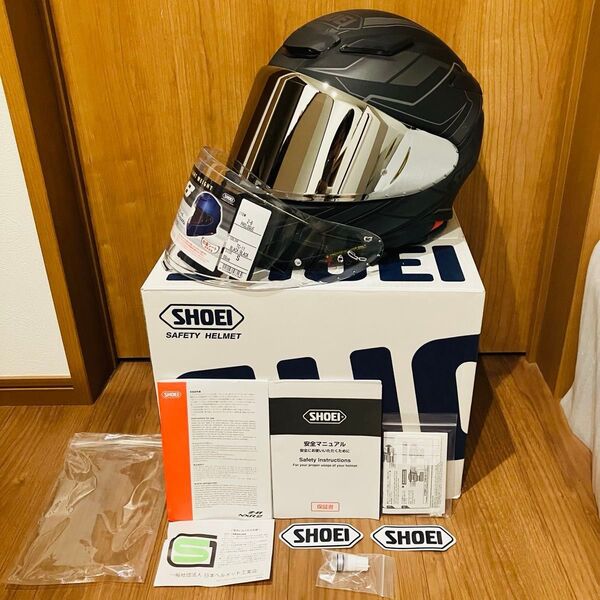 値下げ 【数回使用のみ】美品 SHOEI Z-8 PROLOGUE 新品ミラー&クリアシールド