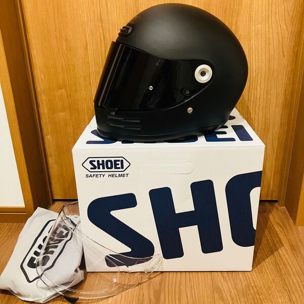 2023年製 美品 SHOEI グラムスター スモーク&クリアシールド&ドライレンズ Lサイズ