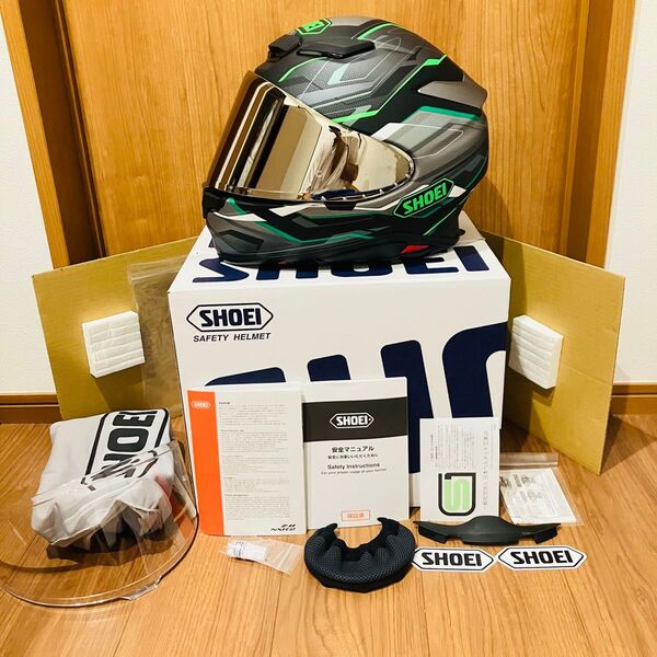 【ほぼ未使用 使用僅か】SHOEI Z-8 CAPRICCIO シールド2枚 付属品多数 2024年製造 定価:74,800円