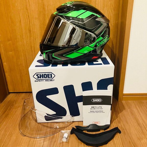 SHOEI Z-8 PROLOGUE シールド2枚セット、その他付属品有り Sサイズ 新品ミラーシールド&クリアシールド