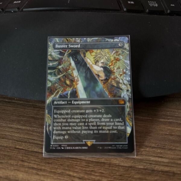 MTG FF 英語 ボーダーレス バスターソード 非Foil