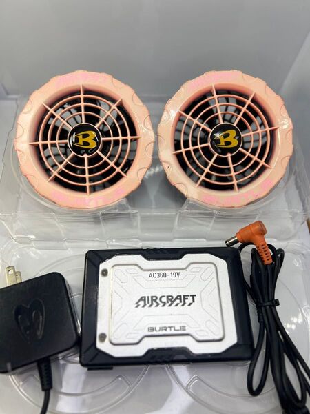 19V 空調服 バートル エアークラフト BURTLE AIRCRAFT バッテリー ファンセット