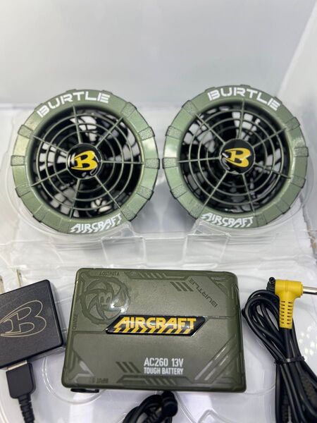 13v く 空調服 バートル エアークラフト BURTLE AIRCRAFT バッテリー ファンセット