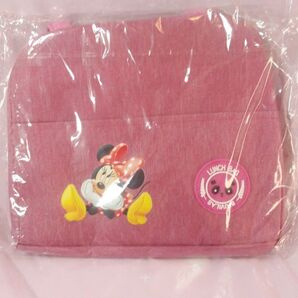 ディズニーグッズ ミニーのランチバッグ ピンク 内部アルミ仕様 保冷機能 新品未使用品