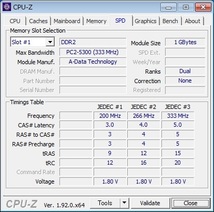 ADATA (ADQPE1A16) PC2-5300 (DDR2-667) 1GB Dual Channel ★2枚組（計2GB）★_画像4