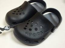 サンダル　キッズ　クロックス　 CROCS ELECTRO 　Kids　エレクトロ サンダル 　カラー：ブラック/チャコール　C8（15.5cm ）_画像1