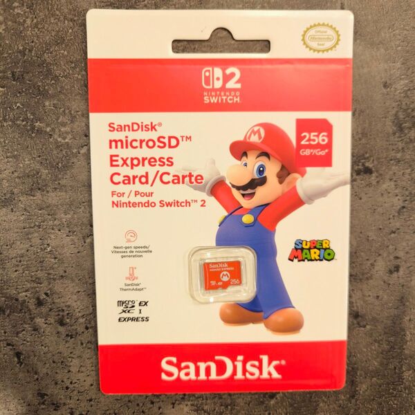 SanDisk microSD Express Card 256GB for Nintendo Switch 2