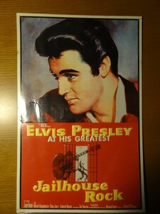 [ブリキ看板] Elvis Presley / Jailhouse Rock（ポスターtype） エルヴィス・プレスリー 監獄ロック