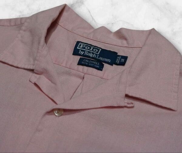 Polo Ralph Lauren 半袖シャツ CALDWELL M ピンク90s ポロ ラルフローレン