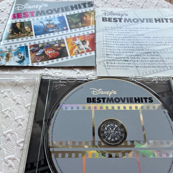 ディズニー サウンドトラックCD 『Disney’s BEST MOVIE HITS』 美品 15曲