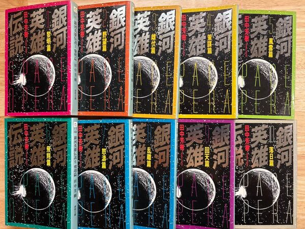 田中芳樹 銀河英雄伝説 徳間文庫版 全10巻 中古